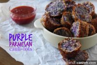 Parmesan Purple Cauliflower Poppers