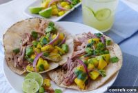 Zesty Mango Chipotle Carnitas Tacos
