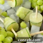 Green Grape White Sangria Poptails