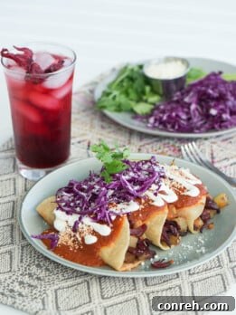 hibiscus enchiladas