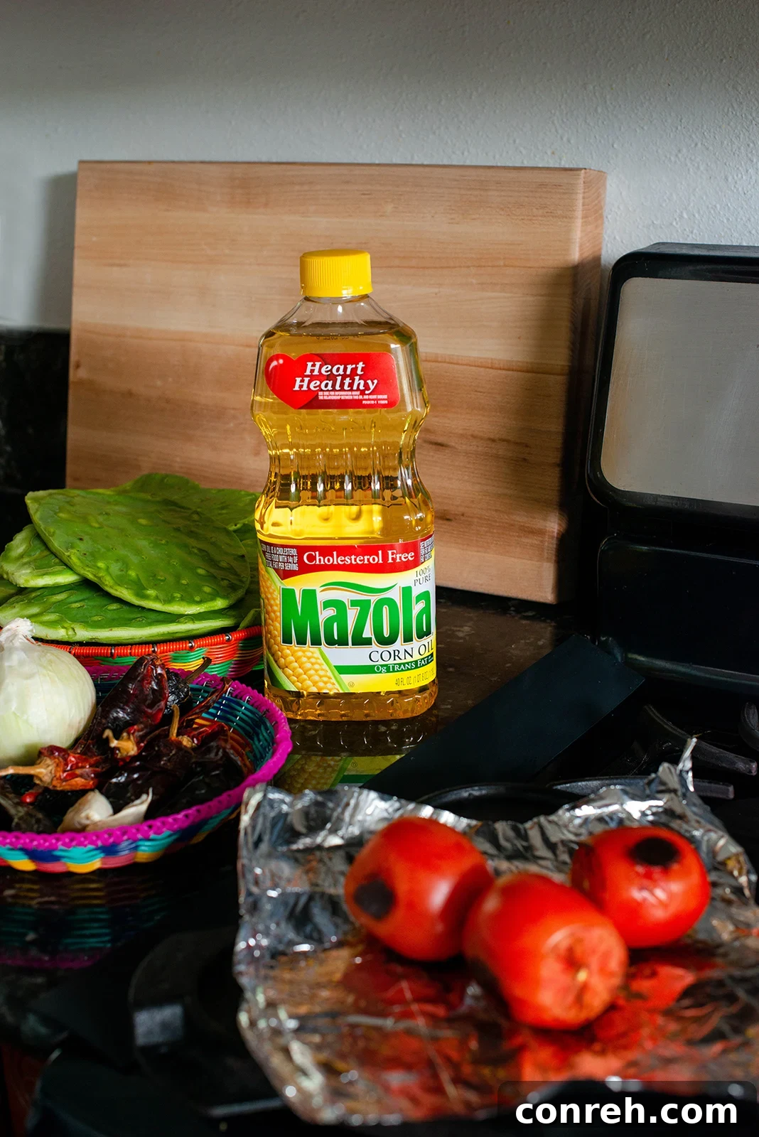 Grilled Cactus with Panela and Fiery Roja 4 Grilling fresh cactus pads