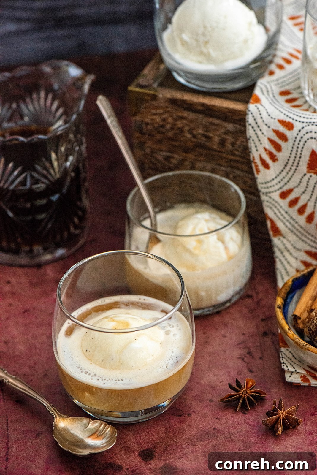 Finished Cafe de Olla Affogato ready to be enjoyed.