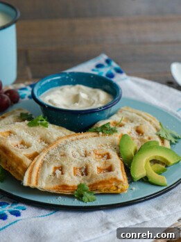 Breakfast Waffle Quesadillas