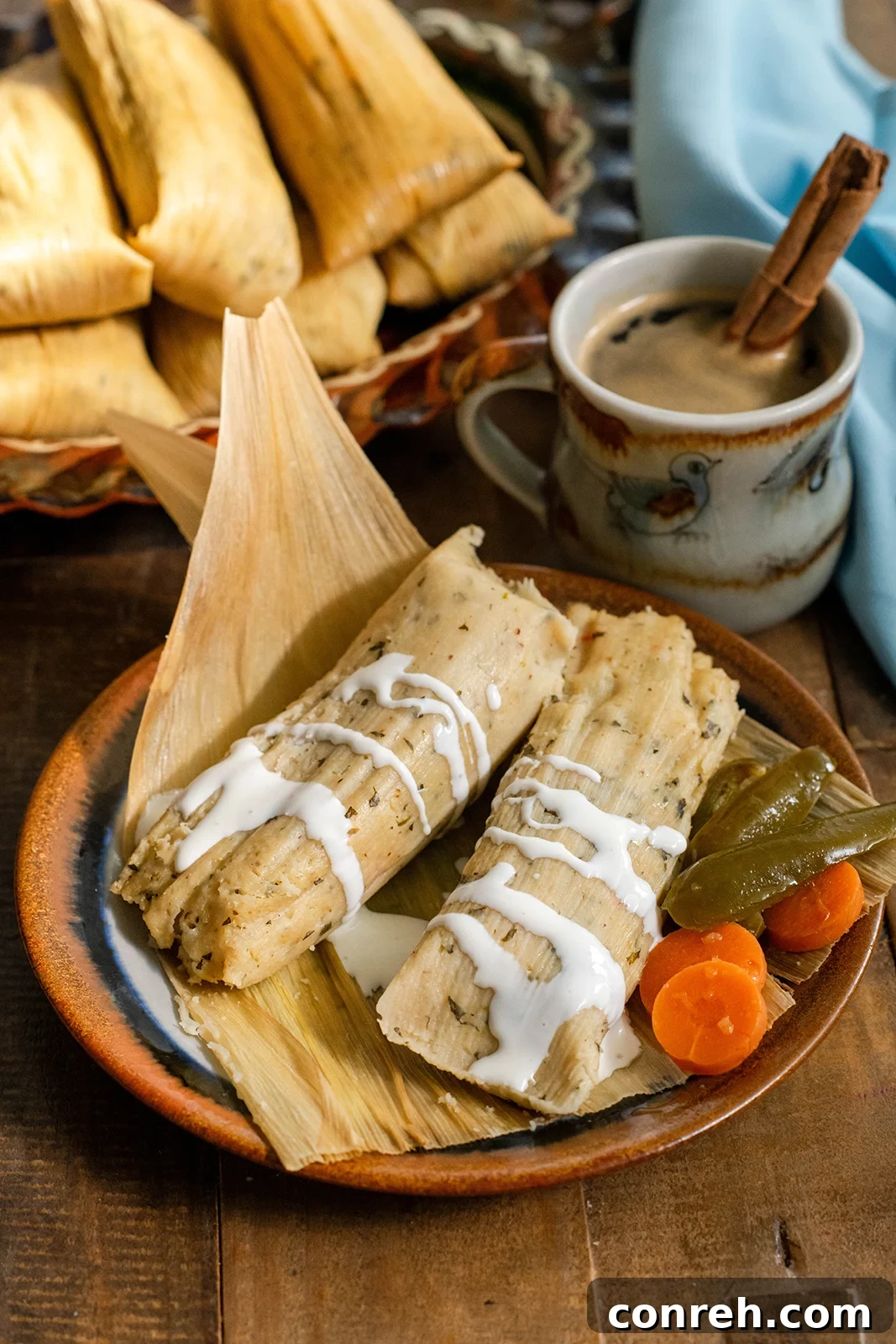 Vibrant Watercress Carrot and Squash Tamales 2 Traditional Tamales for Candlemas Day
