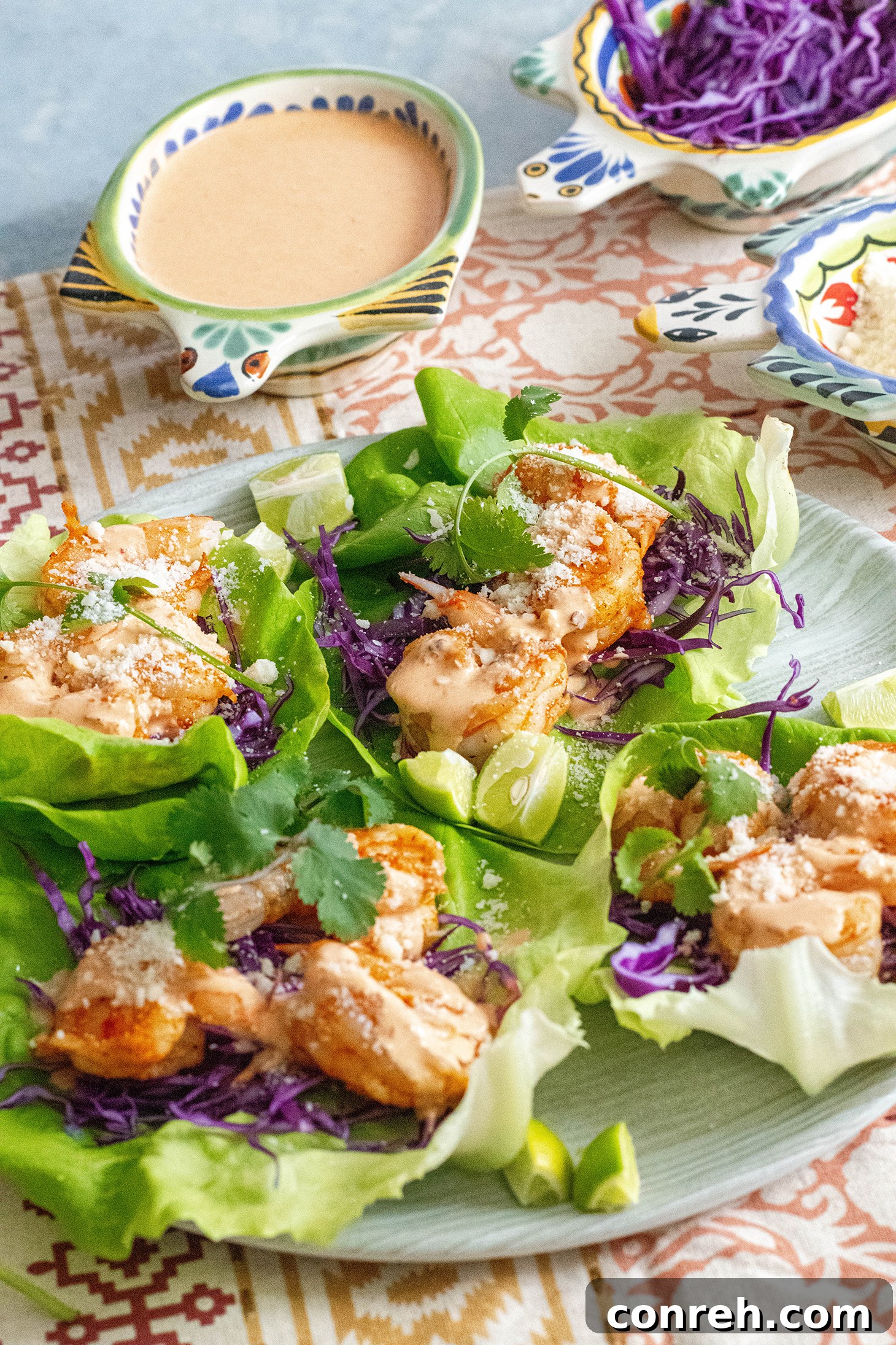 Deliciously seasoned shrimp for wraps