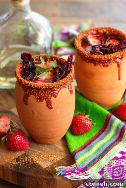 Hibiscus Strawberry Jarritos