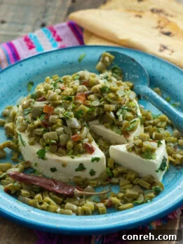 Baked Panela with Cactus