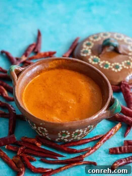 Vibrant Chile de Arbol Salsa with dried chiles