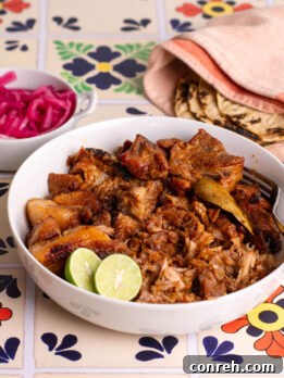 Crispy Carnitas ready for shredding