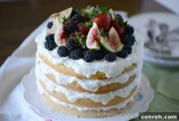 Berry and Fig Naked Cake Recipe for Special Occasions