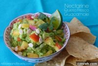 Nectarine and Queso Fresco Guacamole Recipe