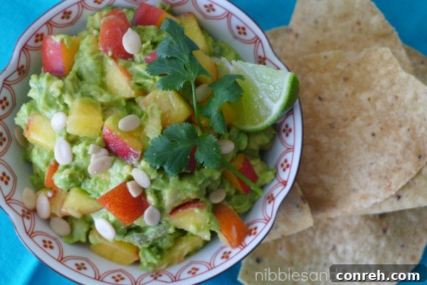 Nectarine and Queso Fresco Guacamole Recipe 4 nectarine guac 3.jpg