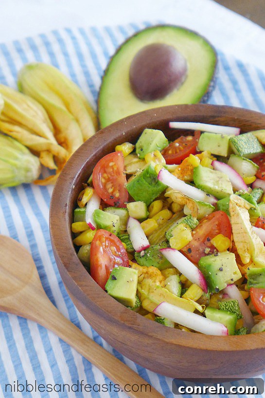 Colorful Confetti Avocado Salad with Mango, Tomato & Lime Dressing 4 Confetti Avocado Salad